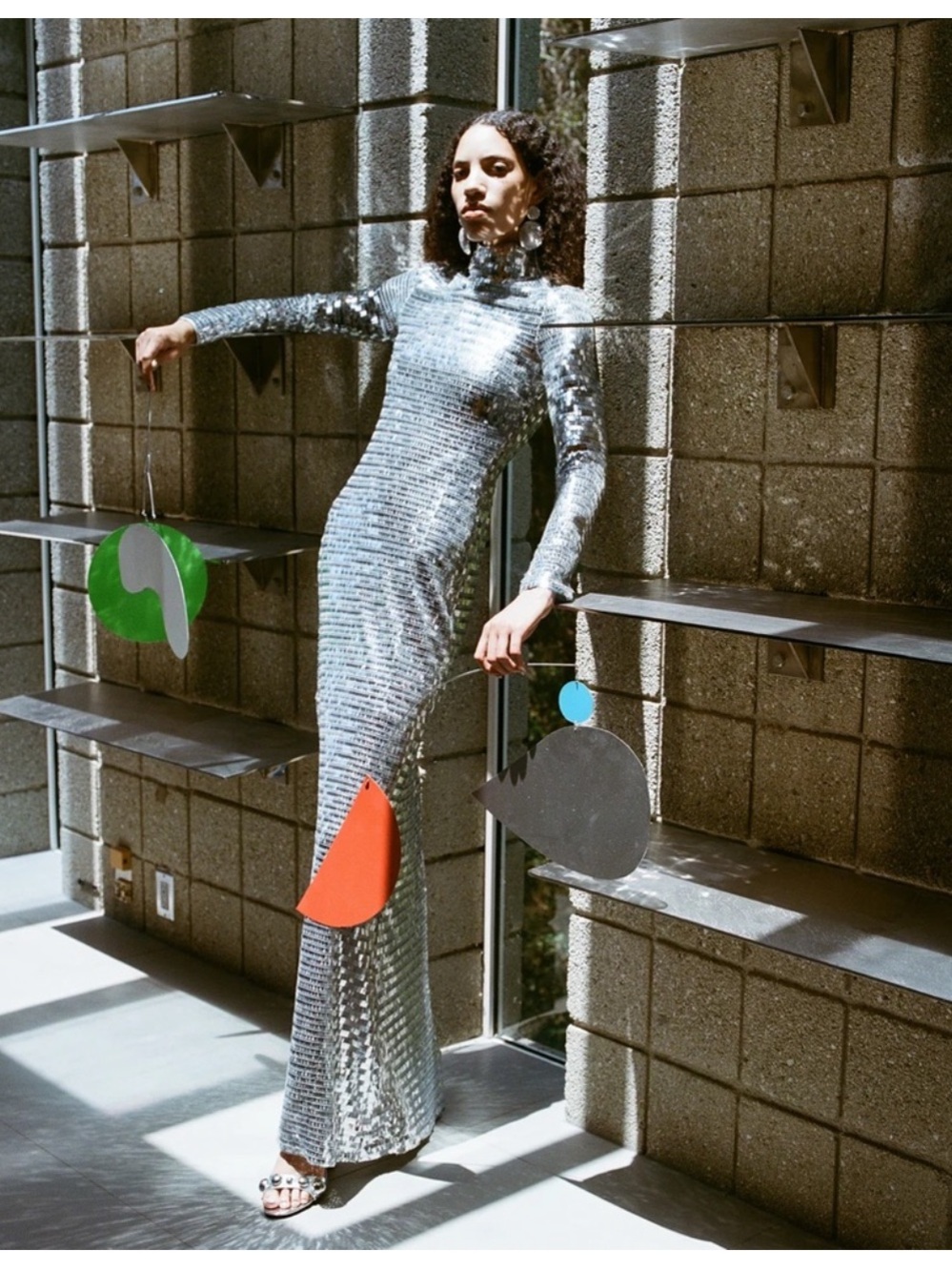 Simon Miller Sculpty Sequin Maxi Dress